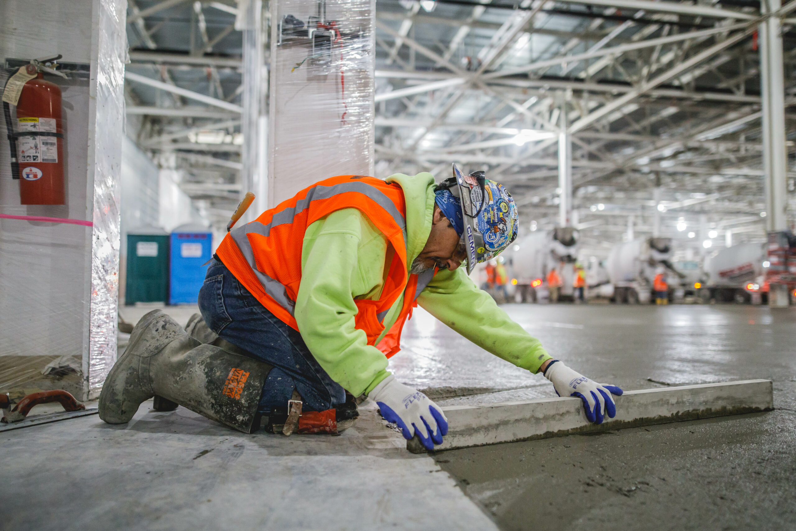 M5 Mega Slab Pour in Arlington, Texas