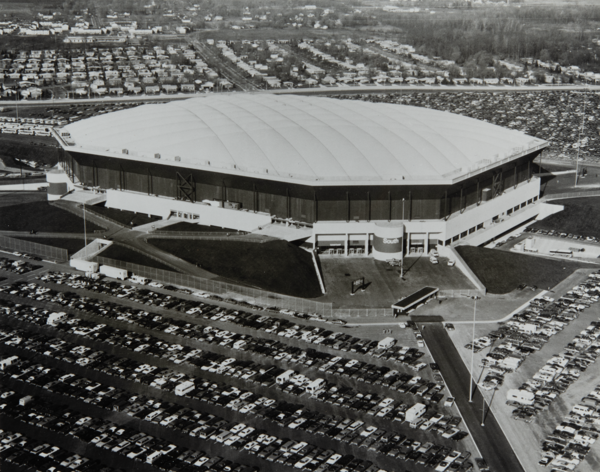 Pontiac Silverdome Aerial View
