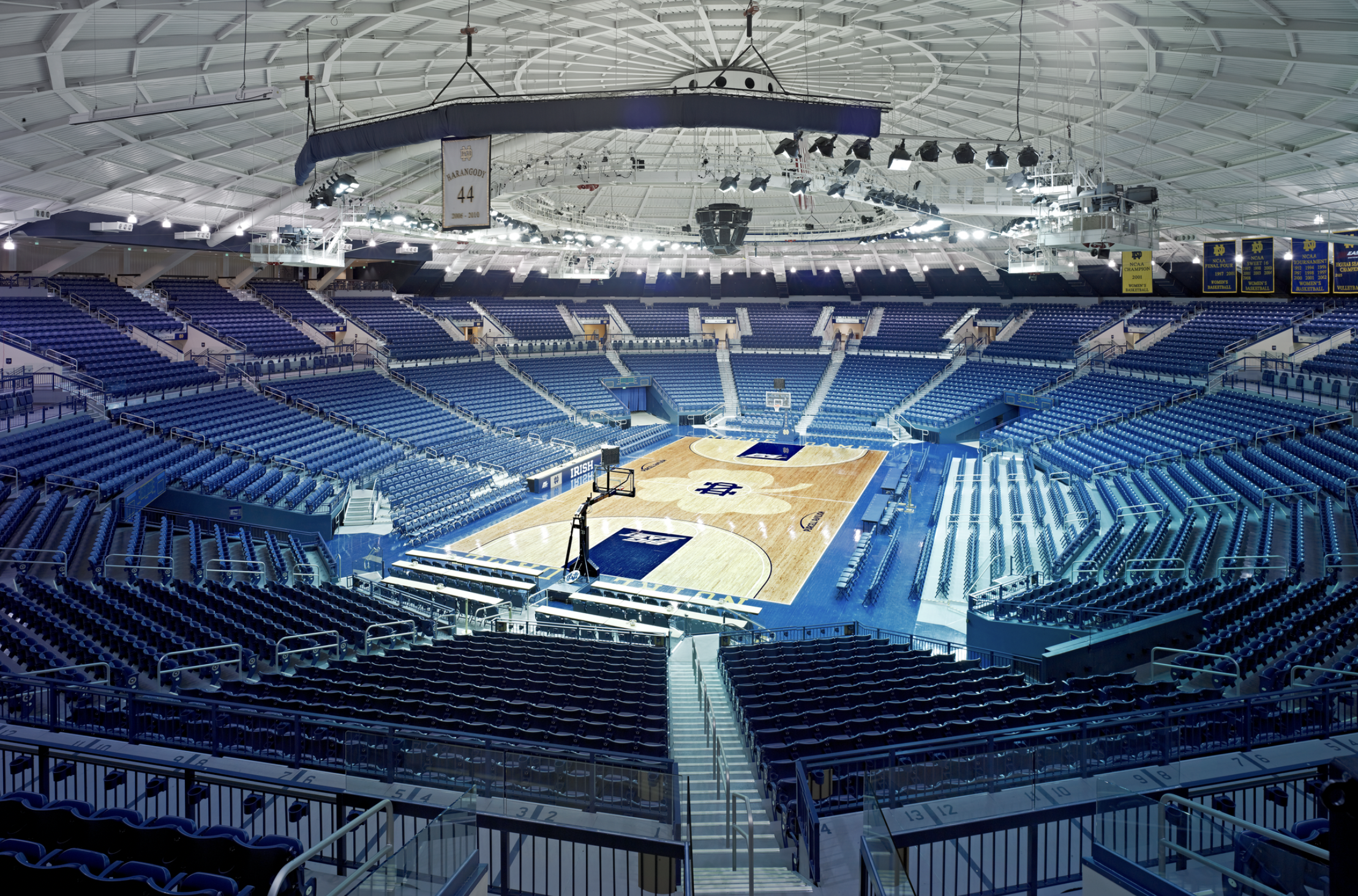 Interior of the Purcell Pavilion at the Joyce Center